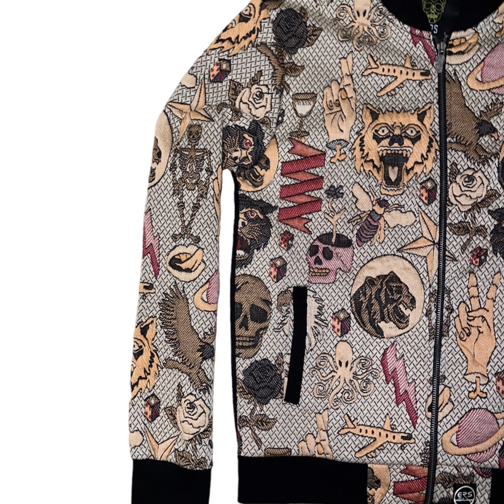 Men’s ERS size large limited edition zip up jacket - Picture 4 of 13